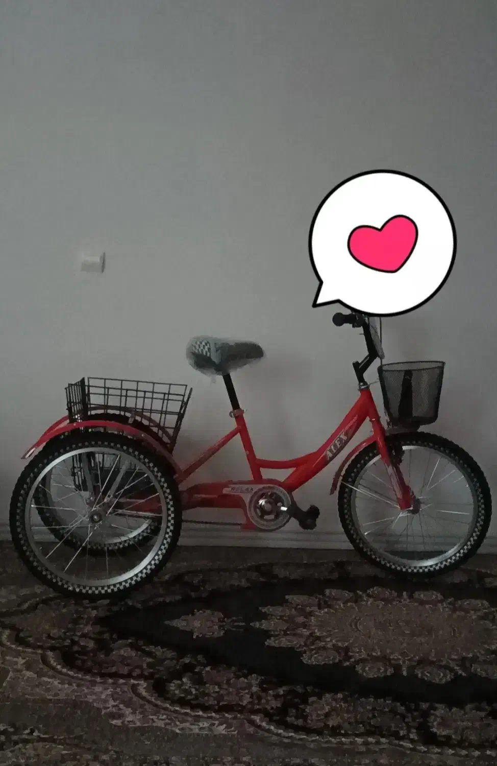 فروش سه چرخه بزرگسال ساده ALEX سایز 20|دوچرخه، اسکیت، اسکوتر|گرگان, |دیوار