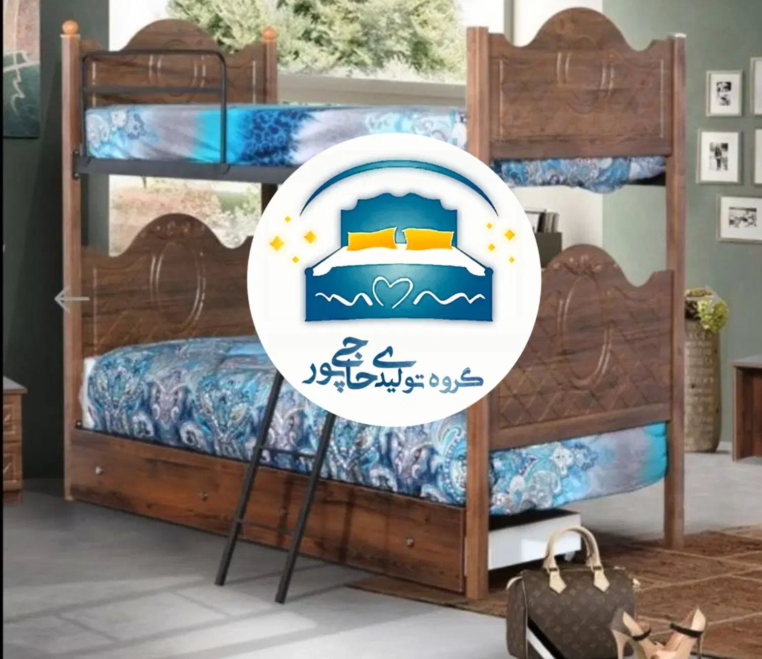 تخت خواب دو طبقه حاجی پور(تختخواب۲دوطبقه)تشک اوین|تخت و سرویس خواب|مشهد, حسین‌آباد|دیوار