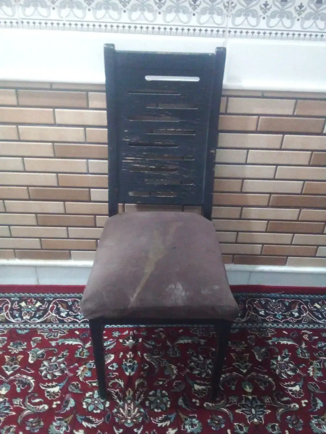 صندلی چوبی|صندلی و نیمکت|قم, نیروگاه|دیوار