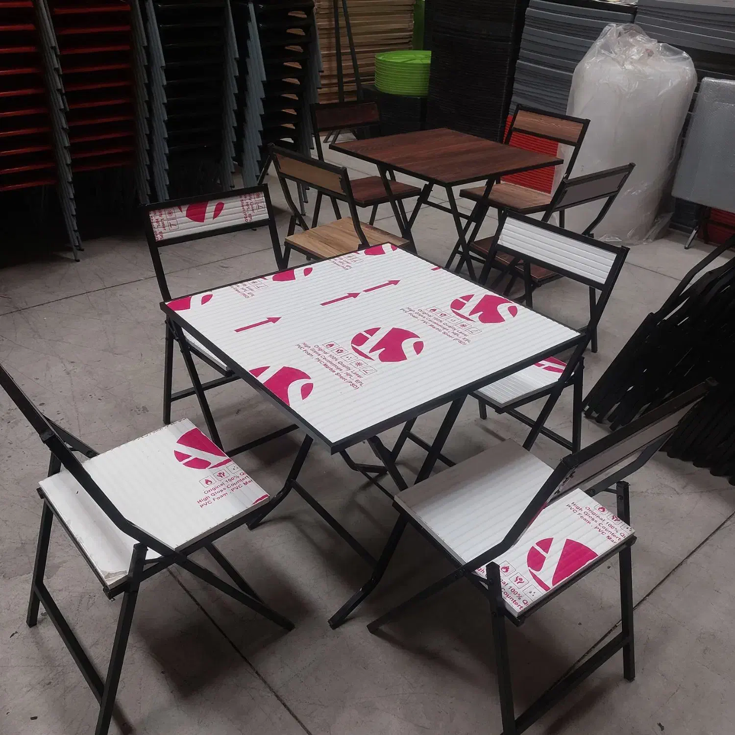 صندلی تاشو  پی وی سی،کافه ،فست‌فود، باغ،ویلا|میز و صندلی غذاخوری|تهران, طیب|دیوار