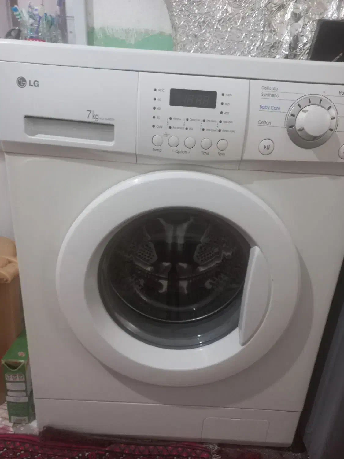 لباسشویی ال جی اصل کره مدل WD1048oTP|ماشین لباسشویی و خشک‌کن لباس|مشگین شهر, |دیوار