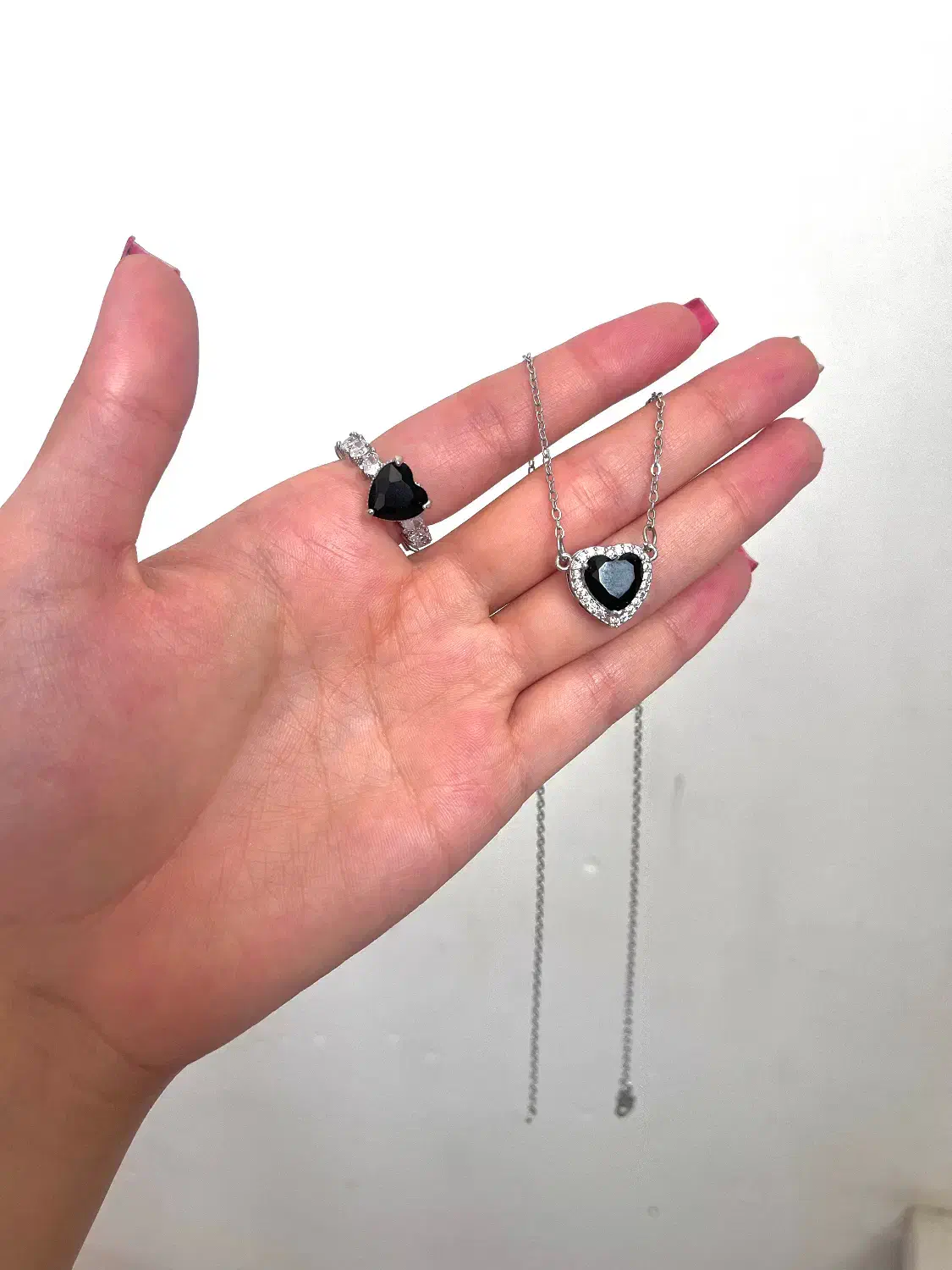 ست گردنبند و انگشتر استیل|بدلیجات|قم, نوبهار|دیوار