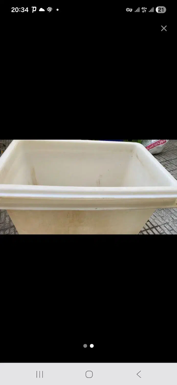 وان پلاستیکی ۶۰۰ لیتری|مصالح و تجهیزات ساختمان|کاشان, دانش|دیوار