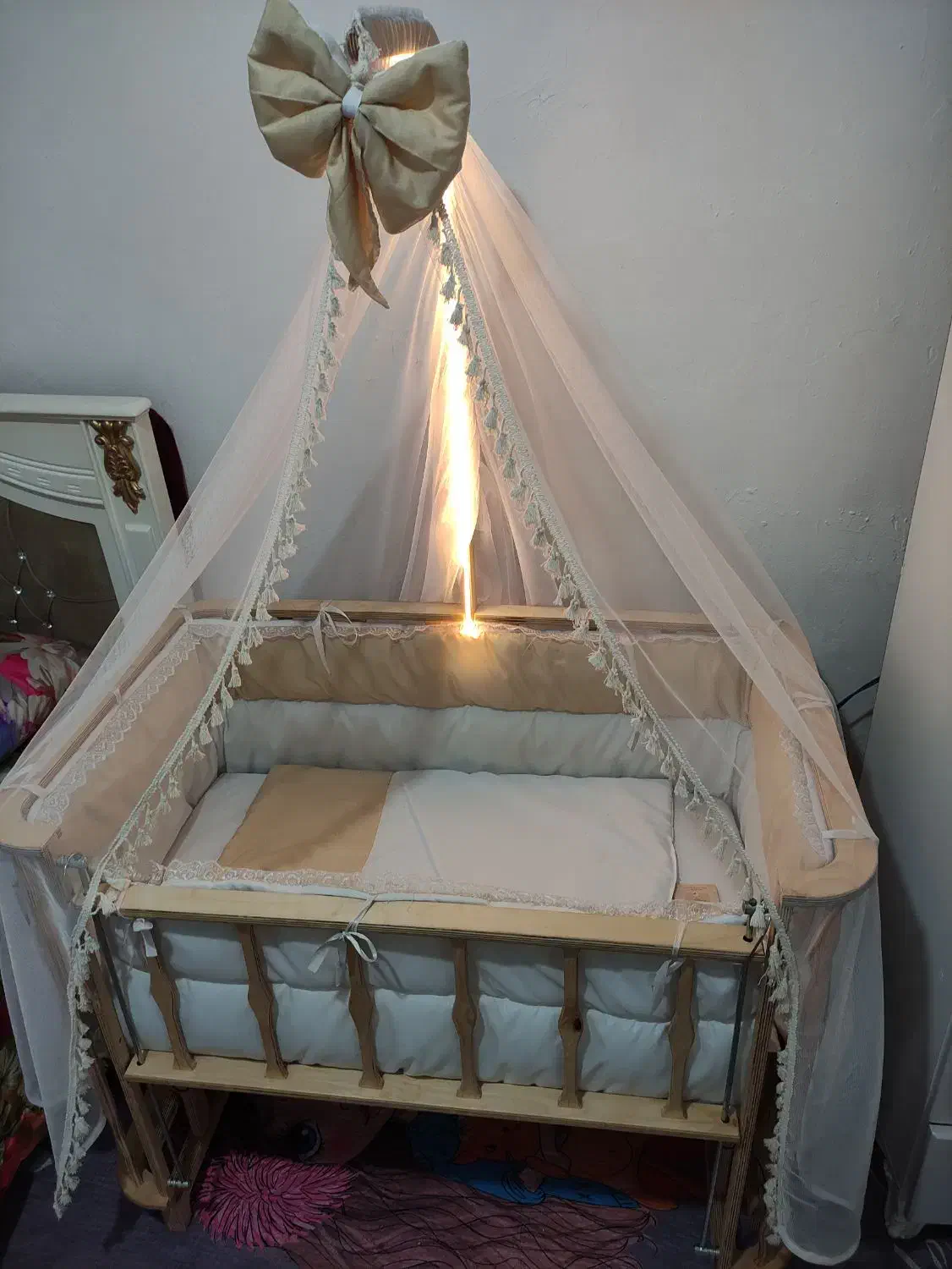 تخت گهواره نوزاد|تخت و صندلی بچه|بندرعباس, |دیوار