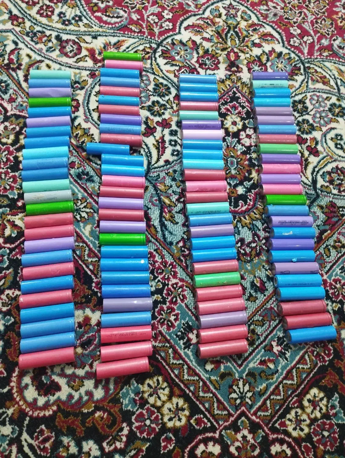 باتری‌ لیتیوم یون 18650 بسیار تمیز و کاملا سالم|قطعات و لوازم جانبی رایانه|قم, زنبیل آباد|دیوار