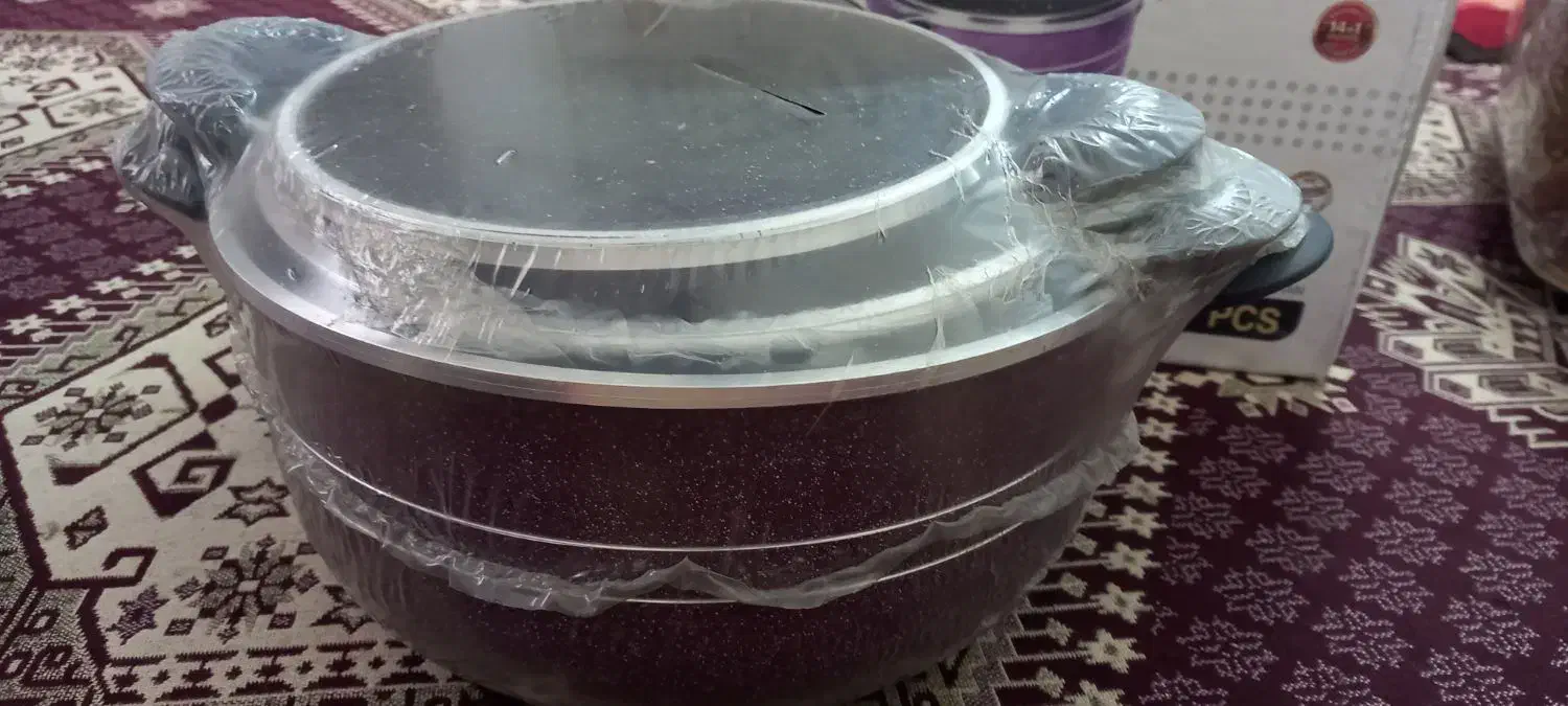 قابلمه تفلون ۷پارچه|ظروف پختوپز|قم, کیوانفر|دیوار