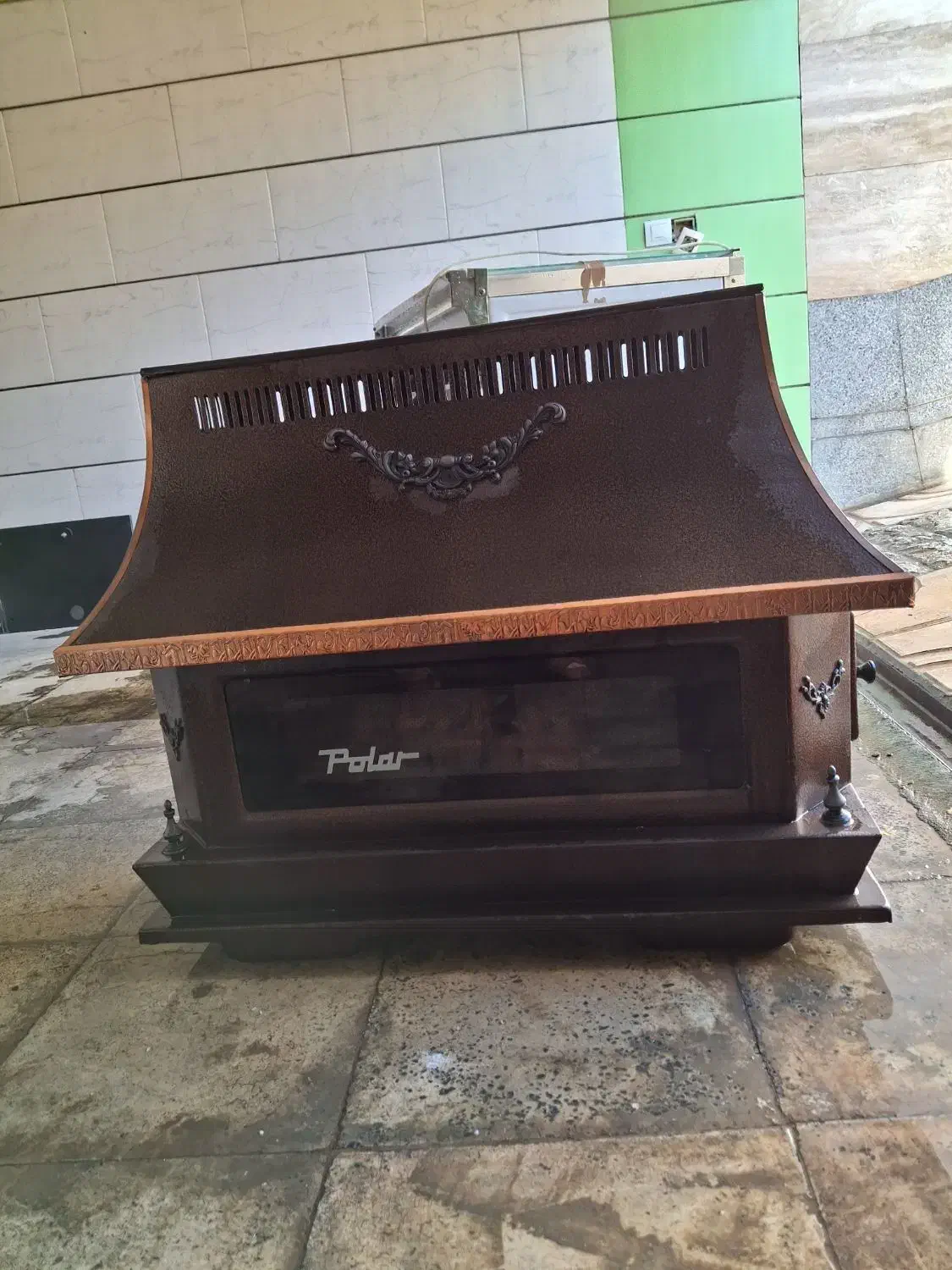 بخاری طرح شومینه|بخاری، هیتر، شومینه|شیراز, شهرک گلدشت حافظ|دیوار