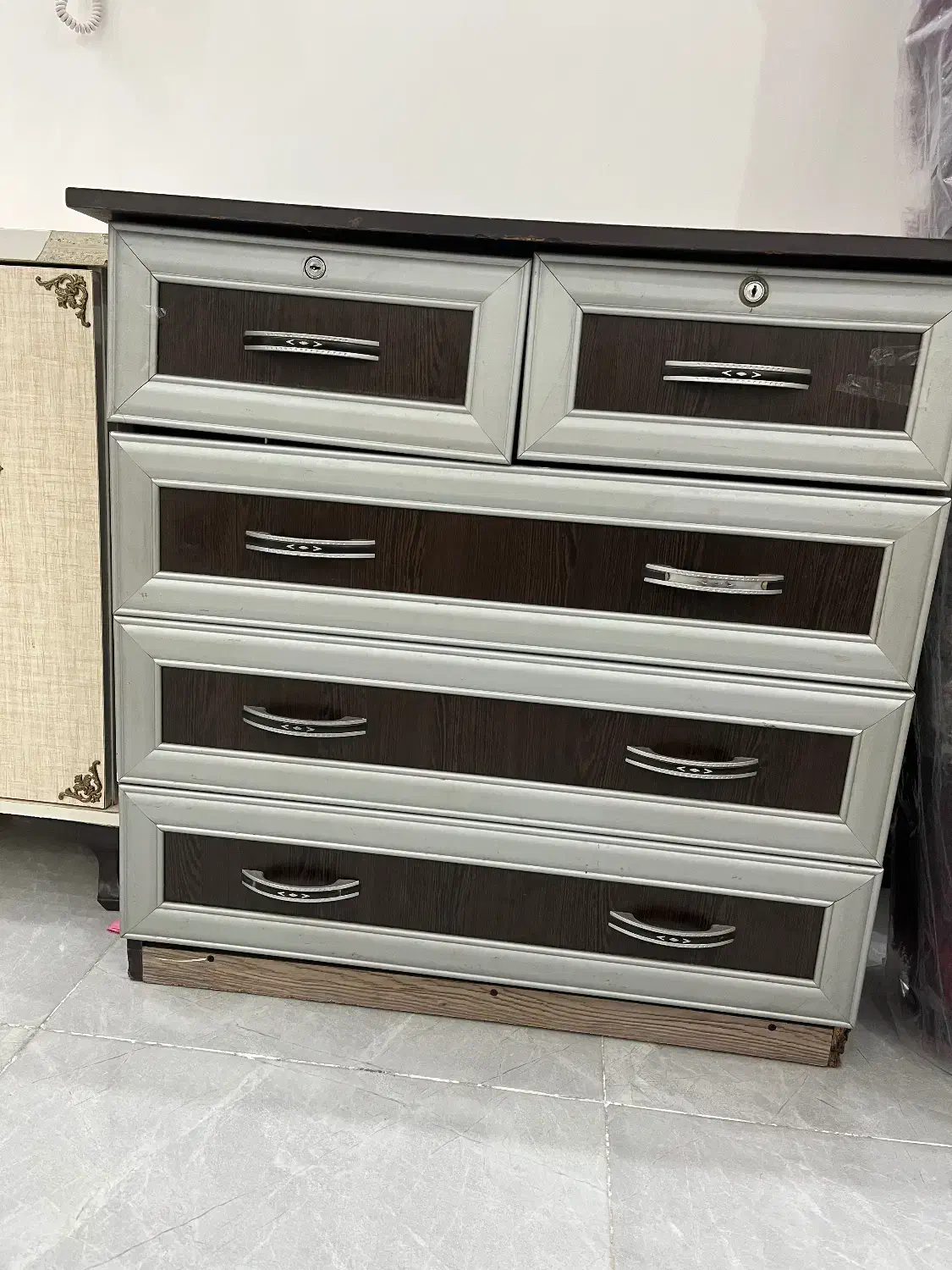 دراور سه کشو ریری|جاکفشی، کمد، دراور|لنگرود, |دیوار