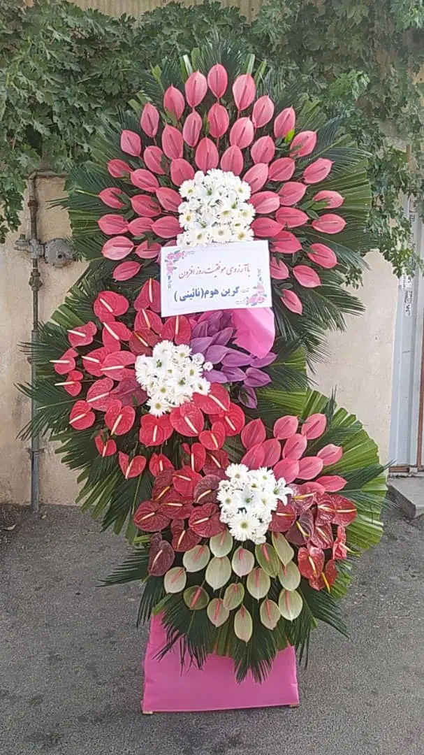 کد130تاج گل دسته نمایشگاه تالار مسجد (بدون بیعانه)|گل و گیاه طبیعی|تهران, فلسطین (میدان انقلاب)|دیوار