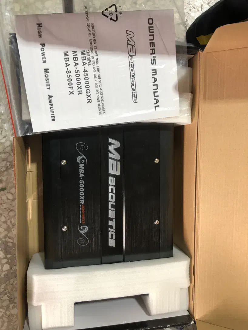 آمپلی فایر MB acoustic 5000xr|صوتی و تصویری|شهرکرد, |دیوار