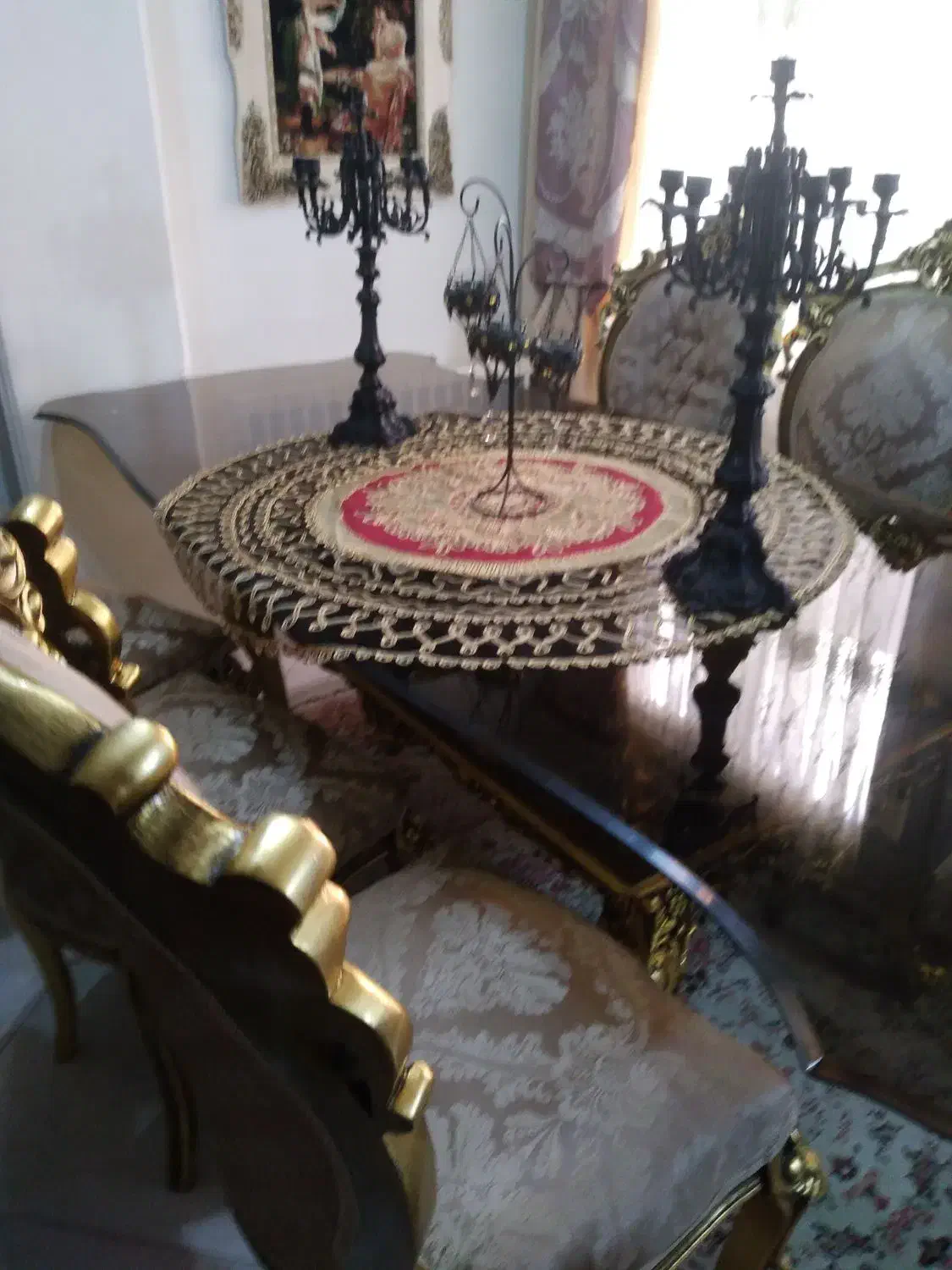 مبلمان ۷نفره با نهارخوری ۸نفره|مبلمان خانگی و میز عسلی|تهران, سازمان برنامه جنوبی|دیوار