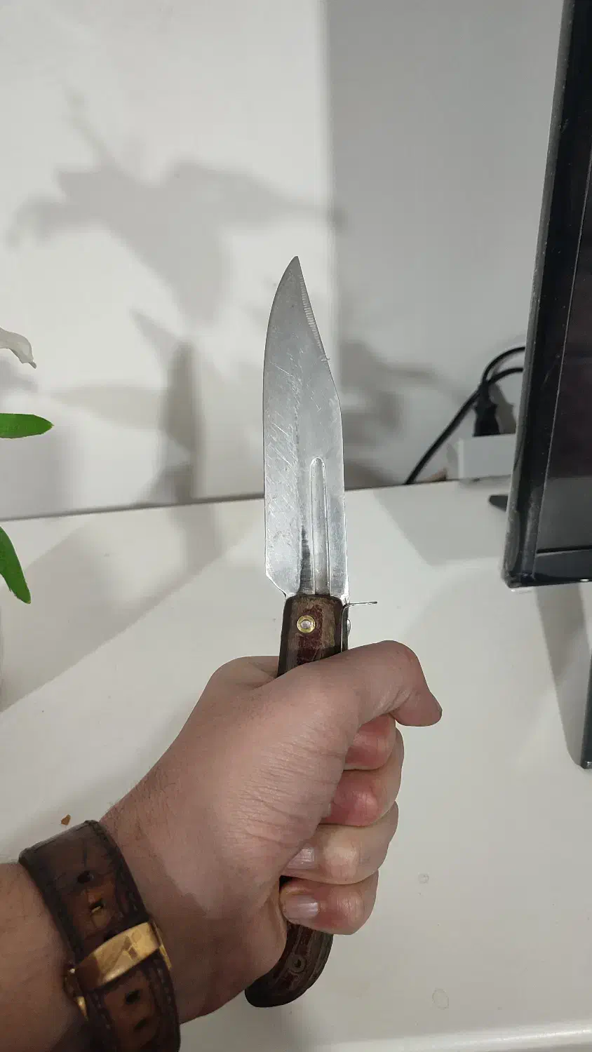 چاقو قدیمی|کلکسیون اشیاء عتیقه|میاندوآب, |دیوار