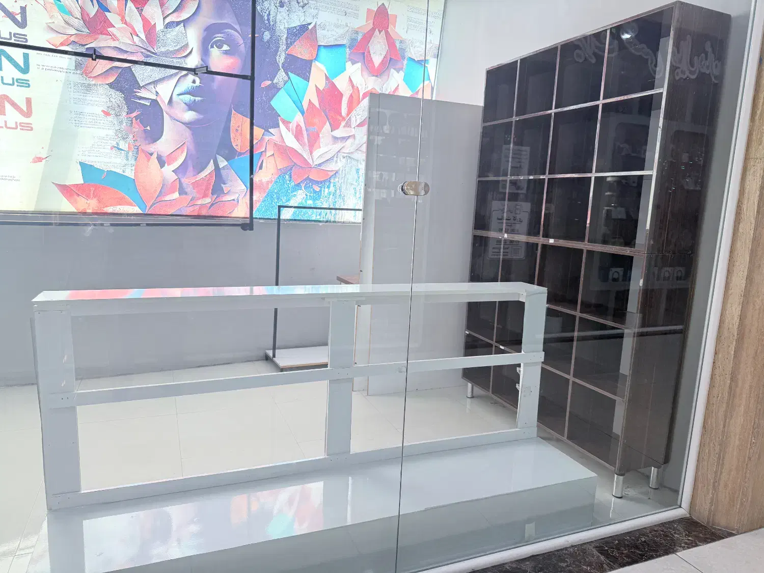 قفسه ام دی اف|کتابخانه، شلف، قفسه‌های دیواری|گناباد, |دیوار