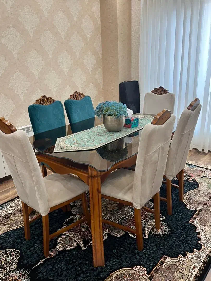 مبل ۷ نفره کلاسیک ۸ تومان|مبلمان خانگی و میز عسلی|رشت, کاکتوس|دیوار