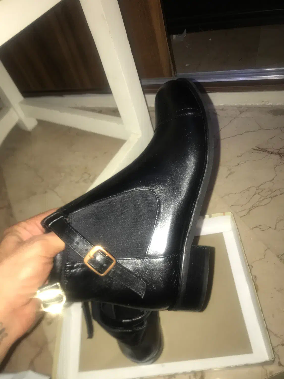 نیم بوت زنانه چرم سایز 37|کیف، کفش، کمربند|تهران, تهرانپارس شرقی|دیوار