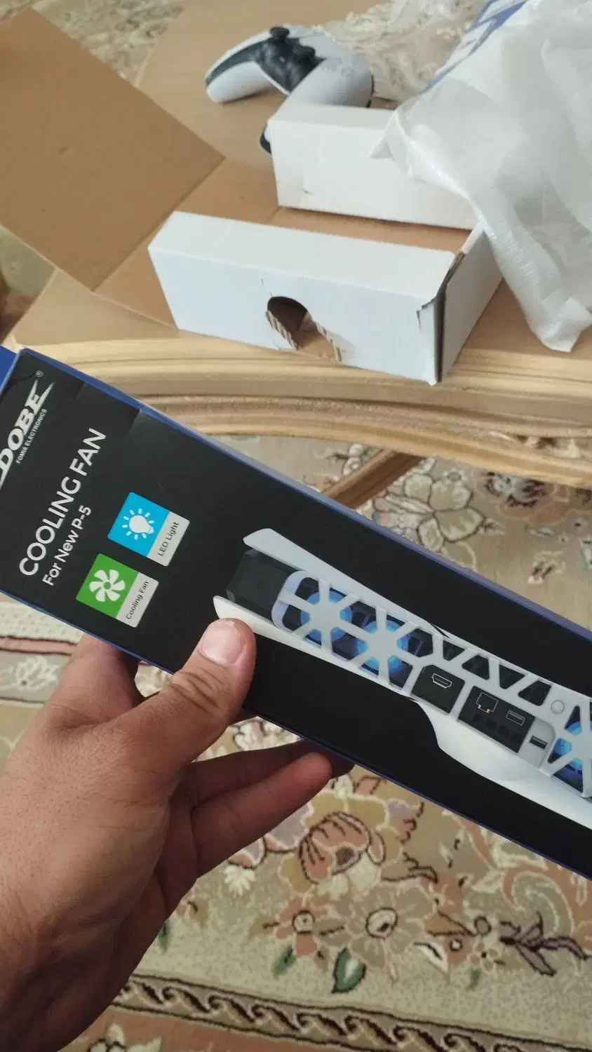 فن خنک کننده ps5 نو. قلعه تل|کنسول، بازی ویدئویی و آنلاین|اهواز, شهرک حفاری|دیوار