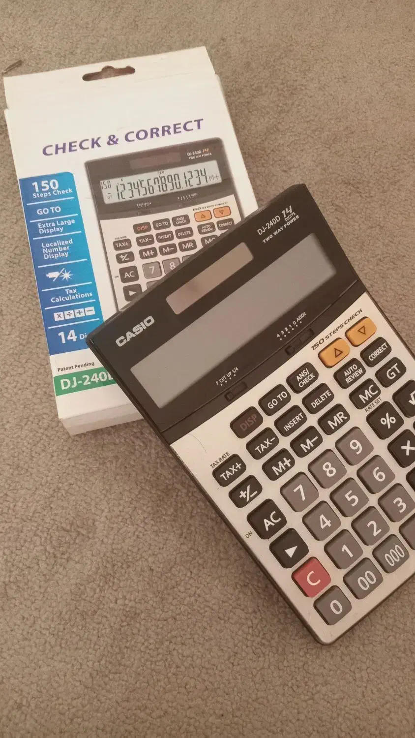 ماشین حساب مخصوص حسابداری|لوازم التحریر|میبد, |دیوار