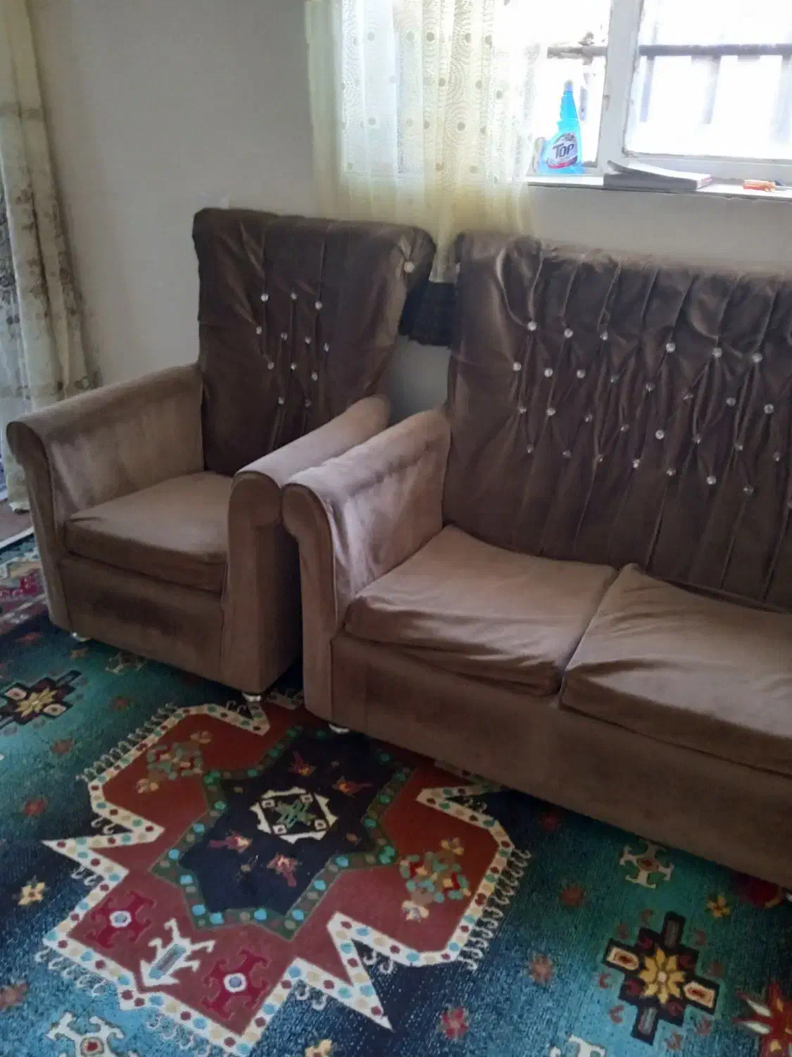 مبل هفت نفره سالم|مبلمان خانگی و میز عسلی|ازنا, |دیوار