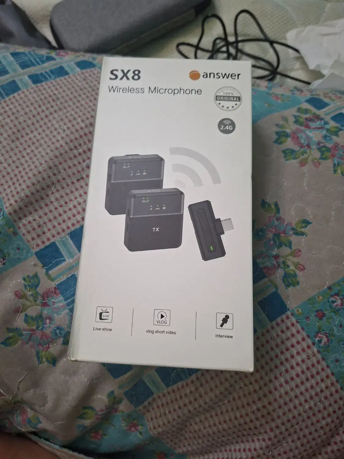 میکروفون یقه‌ای بیسیم برند اس ایکس ۸|صوتی و تصویری|یزد, |دیوار