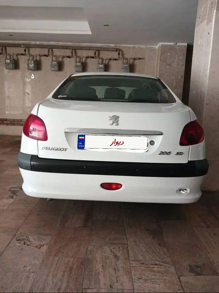 پژو ۲۰۶ sd v8|خودرو سواری و وانت|تهران, پونک|دیوار