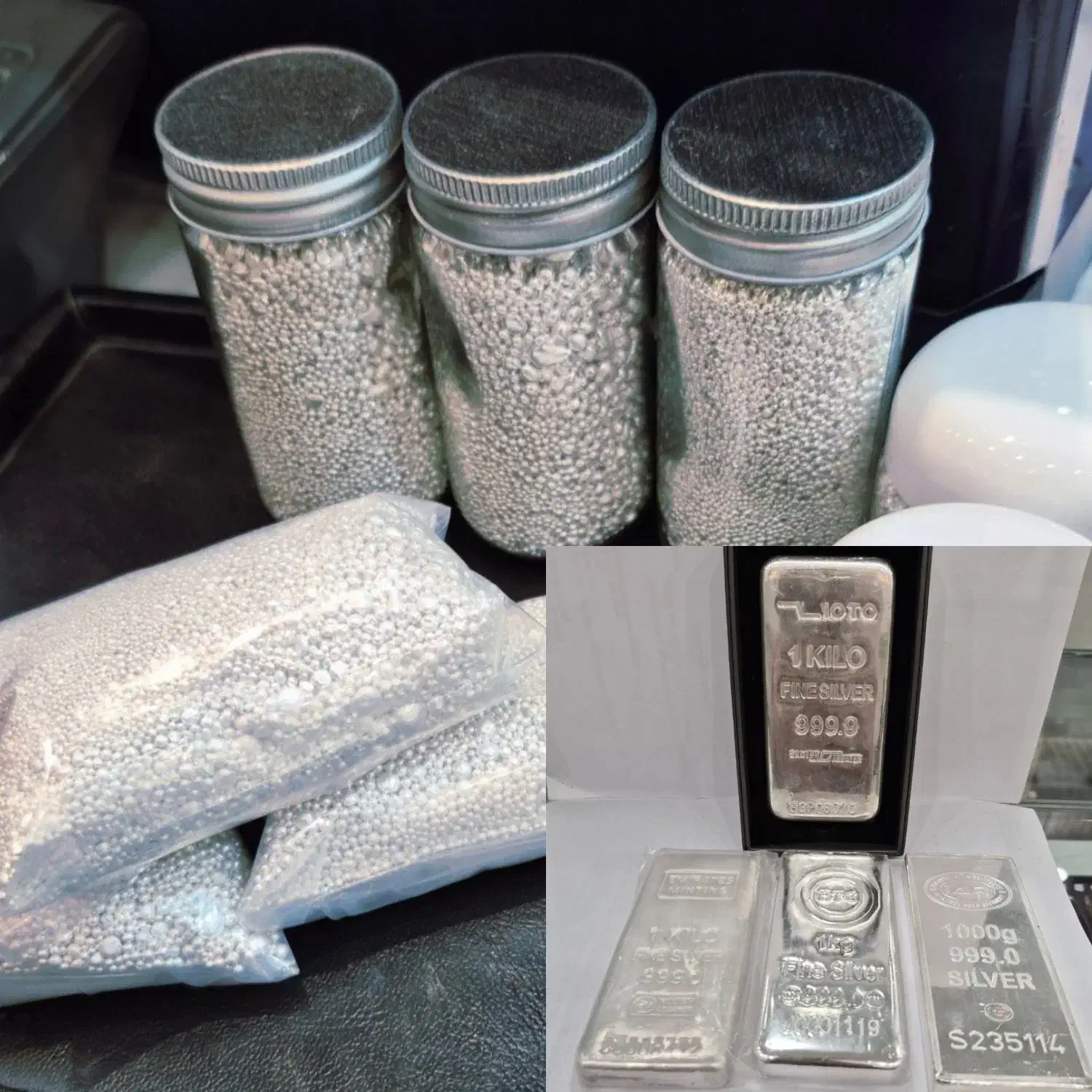 تعویض طلا با نقره یا نقره با طلا آبشده شمش ساچمه|بدلیجات|مشهد, طلاب|دیوار