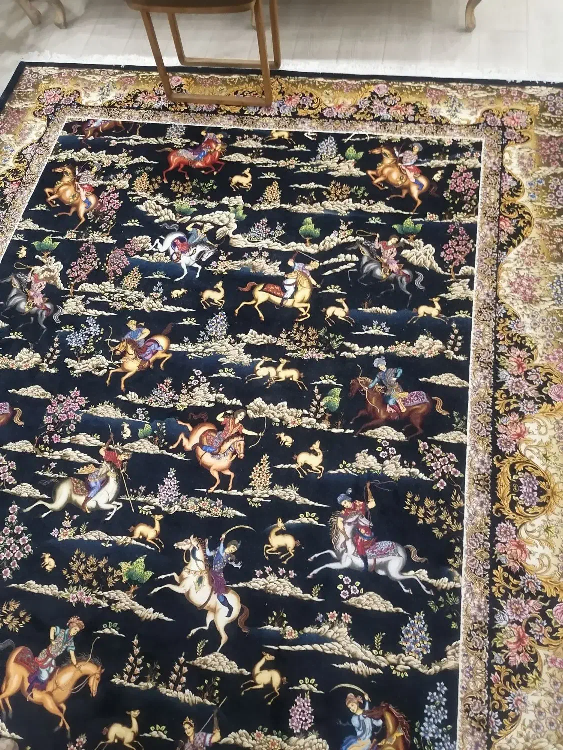 فرش 9متری جفت شکارگاه دیبا|فرش|تهران, دکتر هوشیار|دیوار