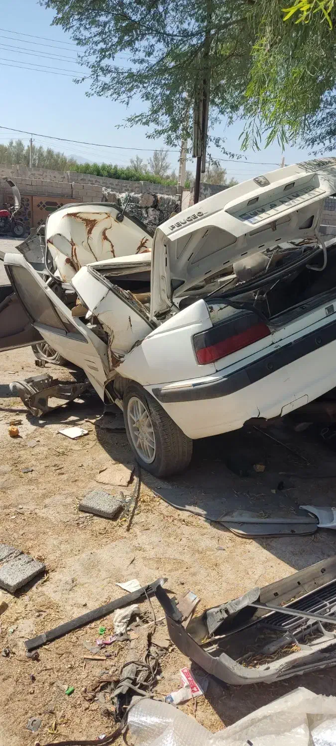 پارس موتور زانتیا تصادفی|خودرو سواری و وانت|لار, |دیوار