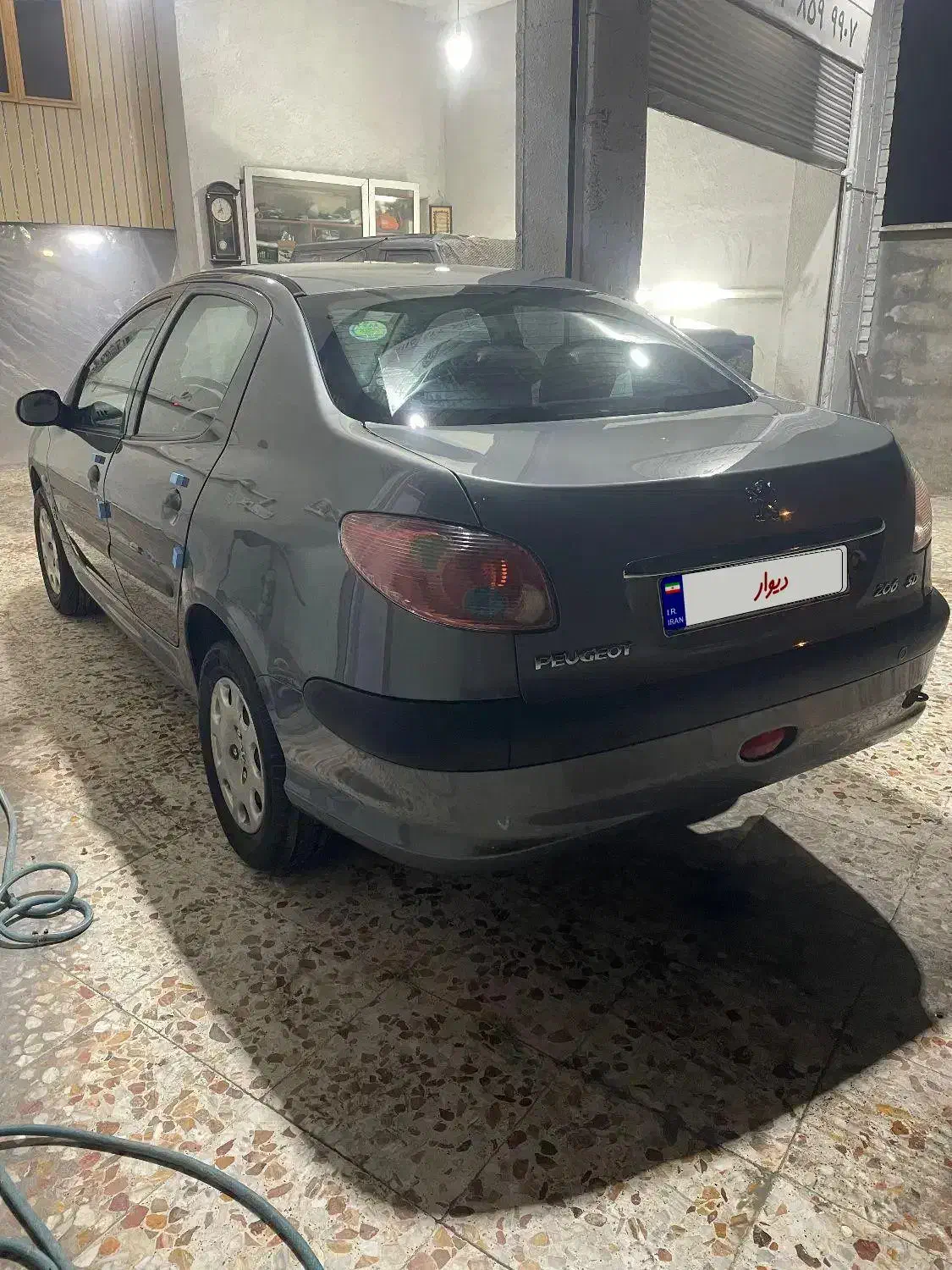 پژو۲۰۶اس دیv8مدل۹۷تک برگ|خودرو سواری و وانت|تنکابن, |دیوار