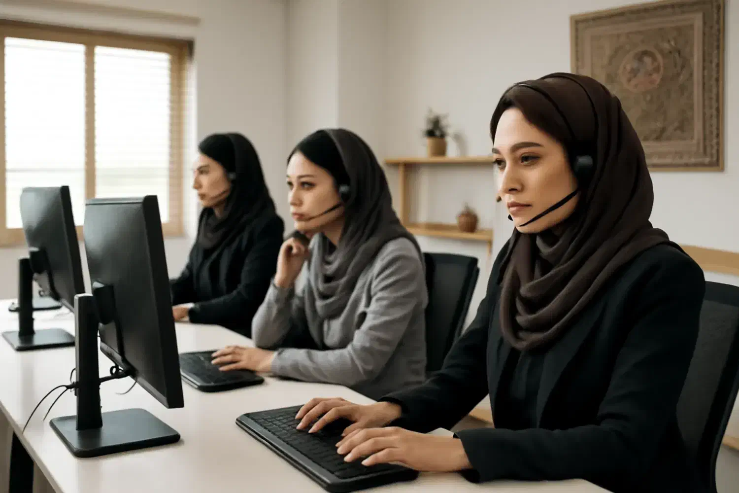 دو همکار خاتم جهت پذیزش و منشی در دفتر|استخدام اداری و مدیریت|قزوین, |دیوار