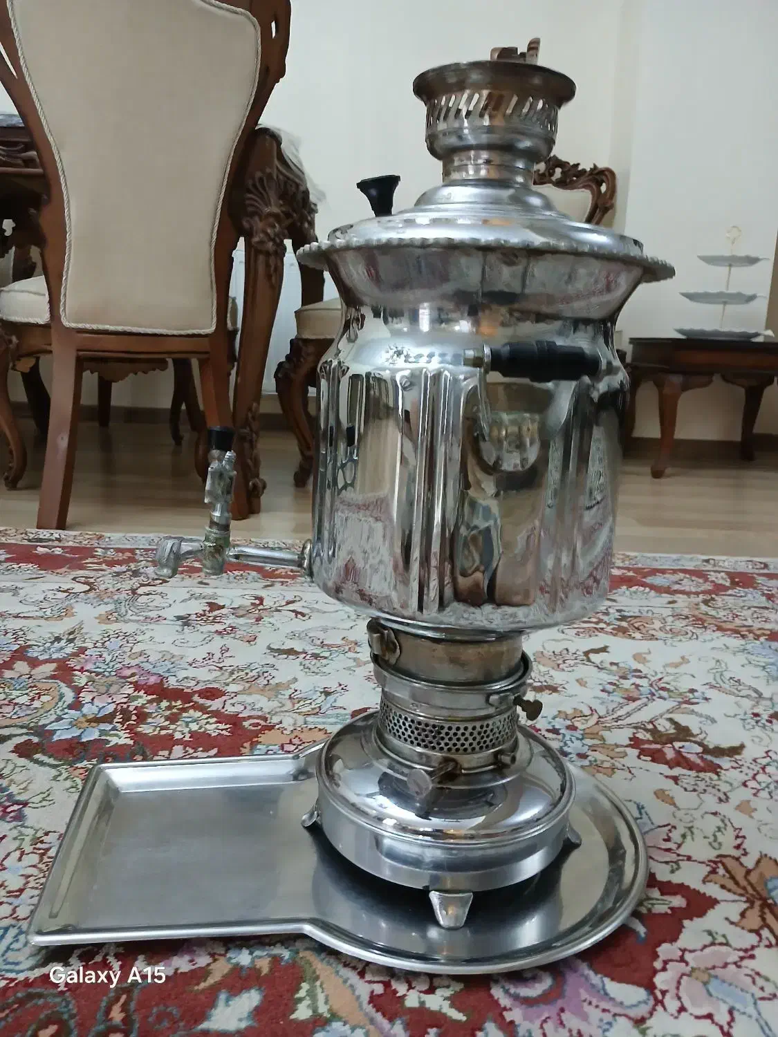 سماور نفتی برنجی|سماور، چایساز، قهوهساز|تبریز, |دیوار