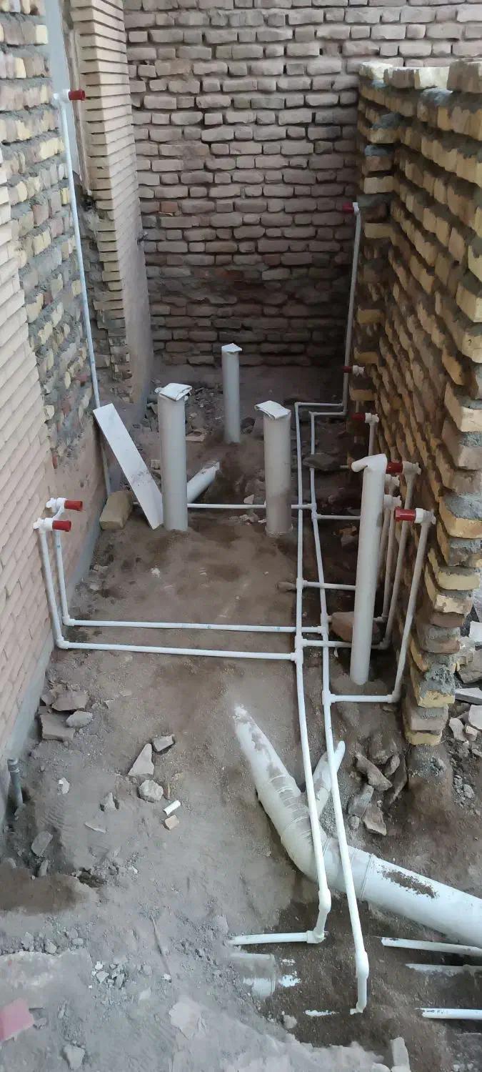 انجام کلیه خدمات لوله کشی آب و فاضلاب|خدمات پیشه و مهارت|بافت, |دیوار