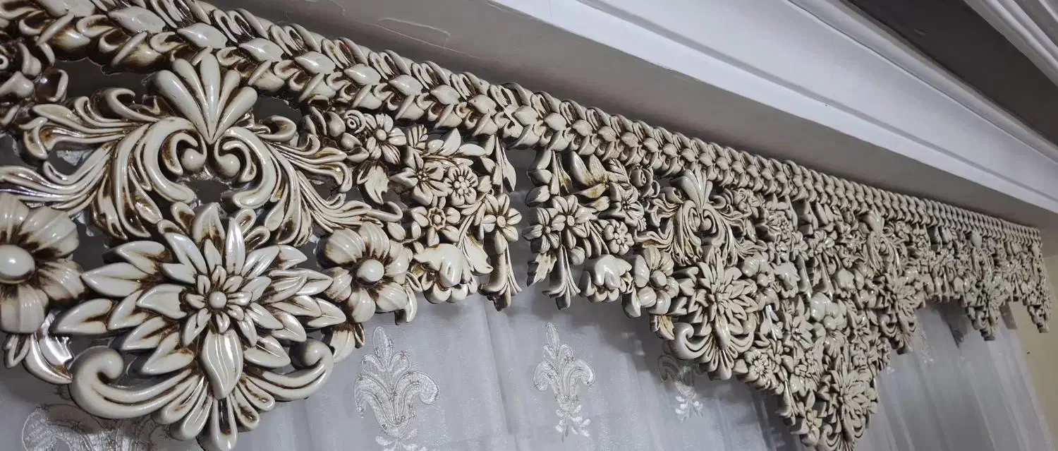 کتیبه پرده|پرده، رانر، رومیزی|قم, پردیسان|دیوار