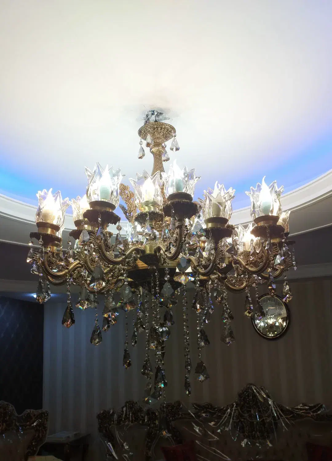 لوستر شاخه رویا سه شعله یک عدد|لوستر و چراغ آویز|قدس, شهرقدس|دیوار