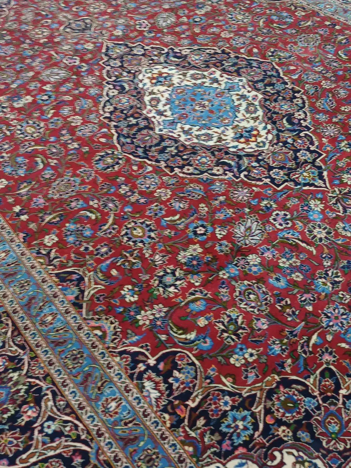 یک تخته فرش ۱۲ متری کرک کاشان در حد نو|فرش|کرج, فاز ۲ مهرشهر|دیوار