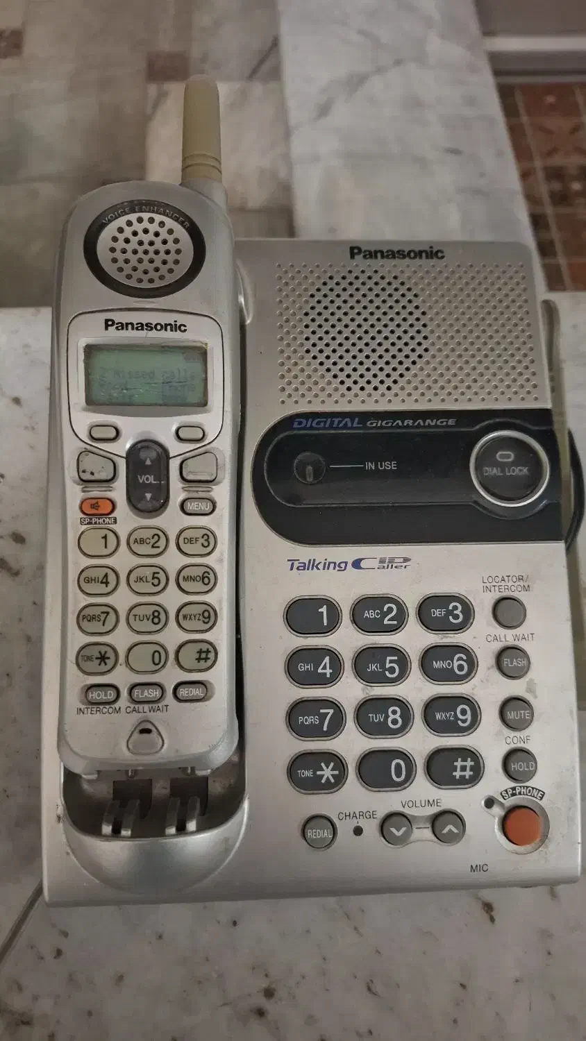 گوشی تلفن پاناسونیک بی سیم همراه مادرباصفحه مادر|تلفن رومیزی|سبزوار, امیر کبیر|دیوار
