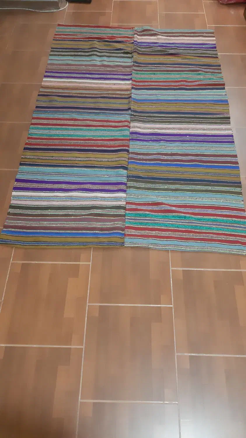 جاجیم های نو دست بافت با قدمت|گلیم، جاجیم، گبه|گرمدره, |دیوار