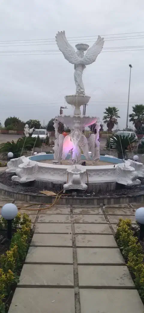 حوض شکوه قزوین آبنما مجسمه|مصالح و تجهیزات ساختمان|قزوین, |دیوار