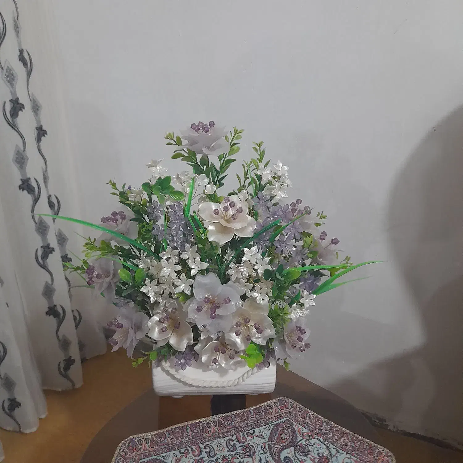 گل مصنوعی|گل مصنوعی|ایوان, |دیوار