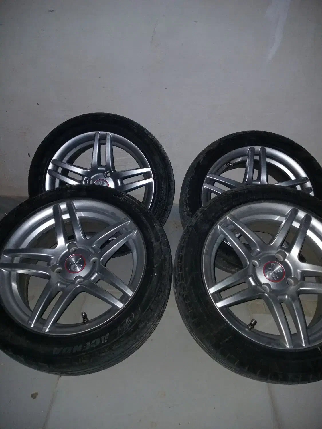 رینگ استرامبلی‌ و لاستیک سایز 15|قطعات یدکی و لوازم جانبی|شهر بابک, |دیوار