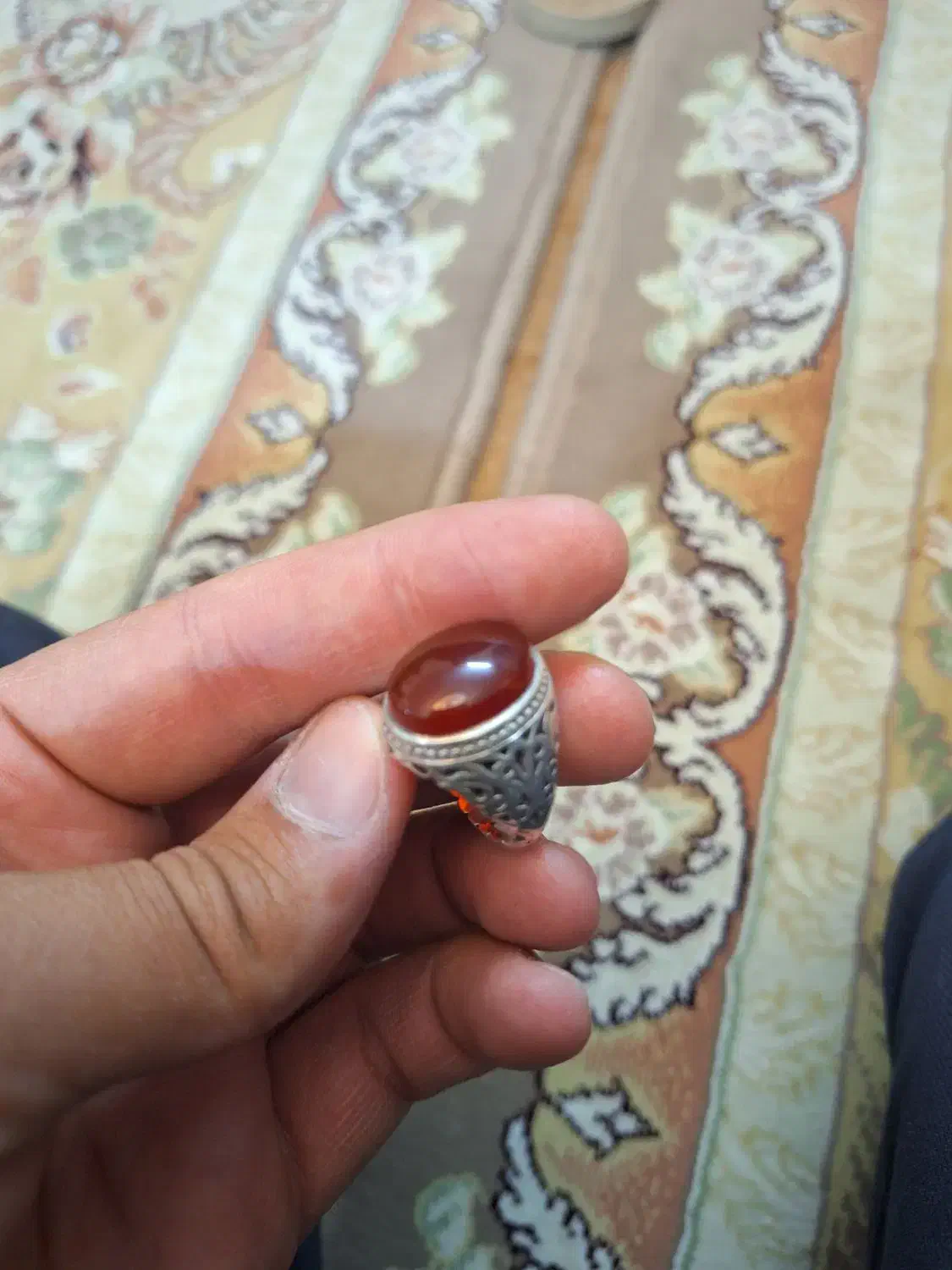 انگشتر عقیق اصل رکاب مشهد|جواهرات|قم, جوی شور|دیوار