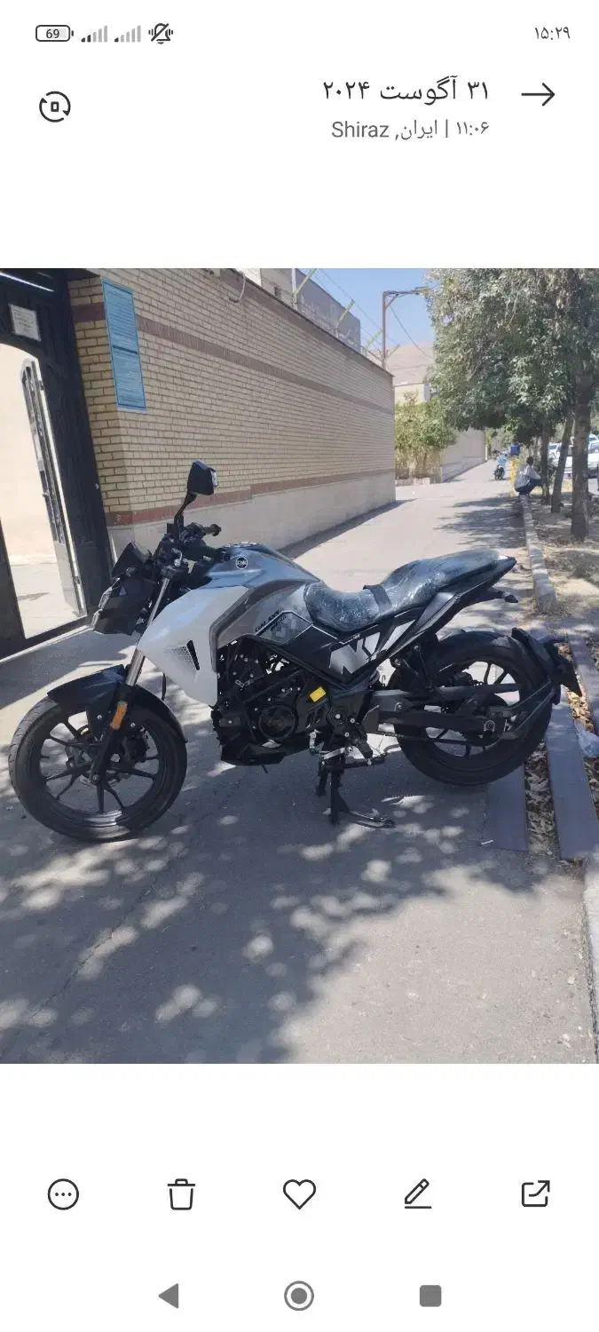 موتور گلکسی na180|موتورسیکلت|سروستان, |دیوار