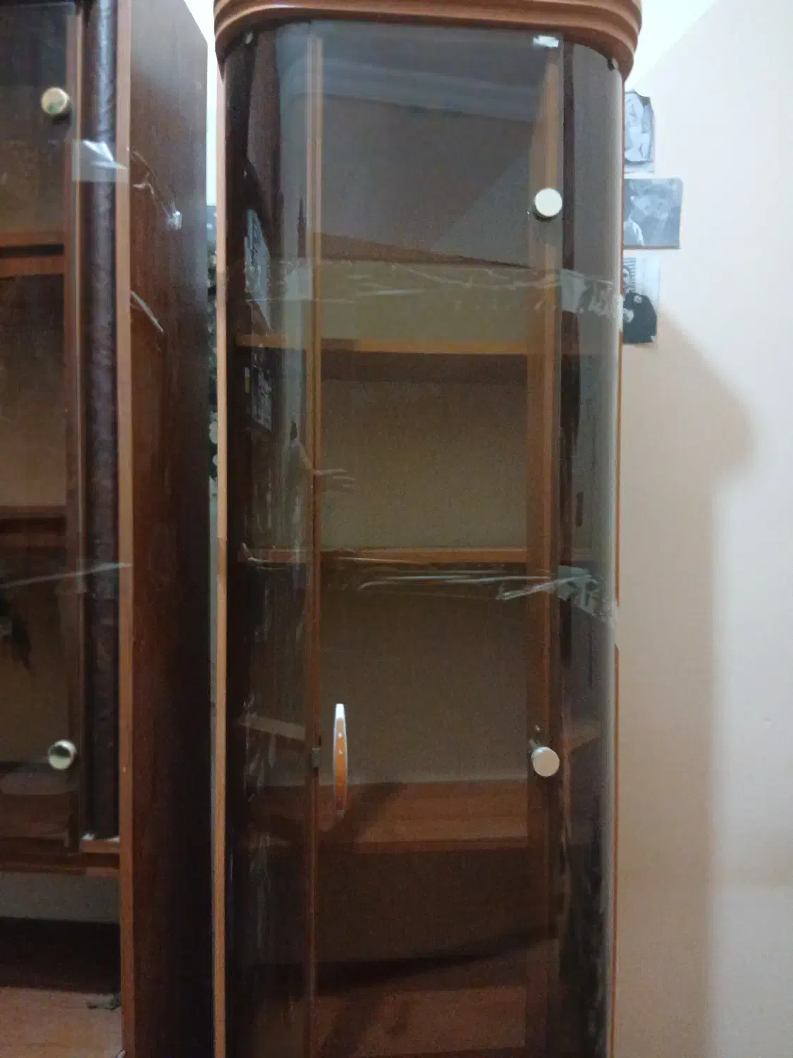 کمد چوبی با۶ قفسه|کتابخانه، شلف، قفسههای دیواری|مشهد, چهارچشمه|دیوار