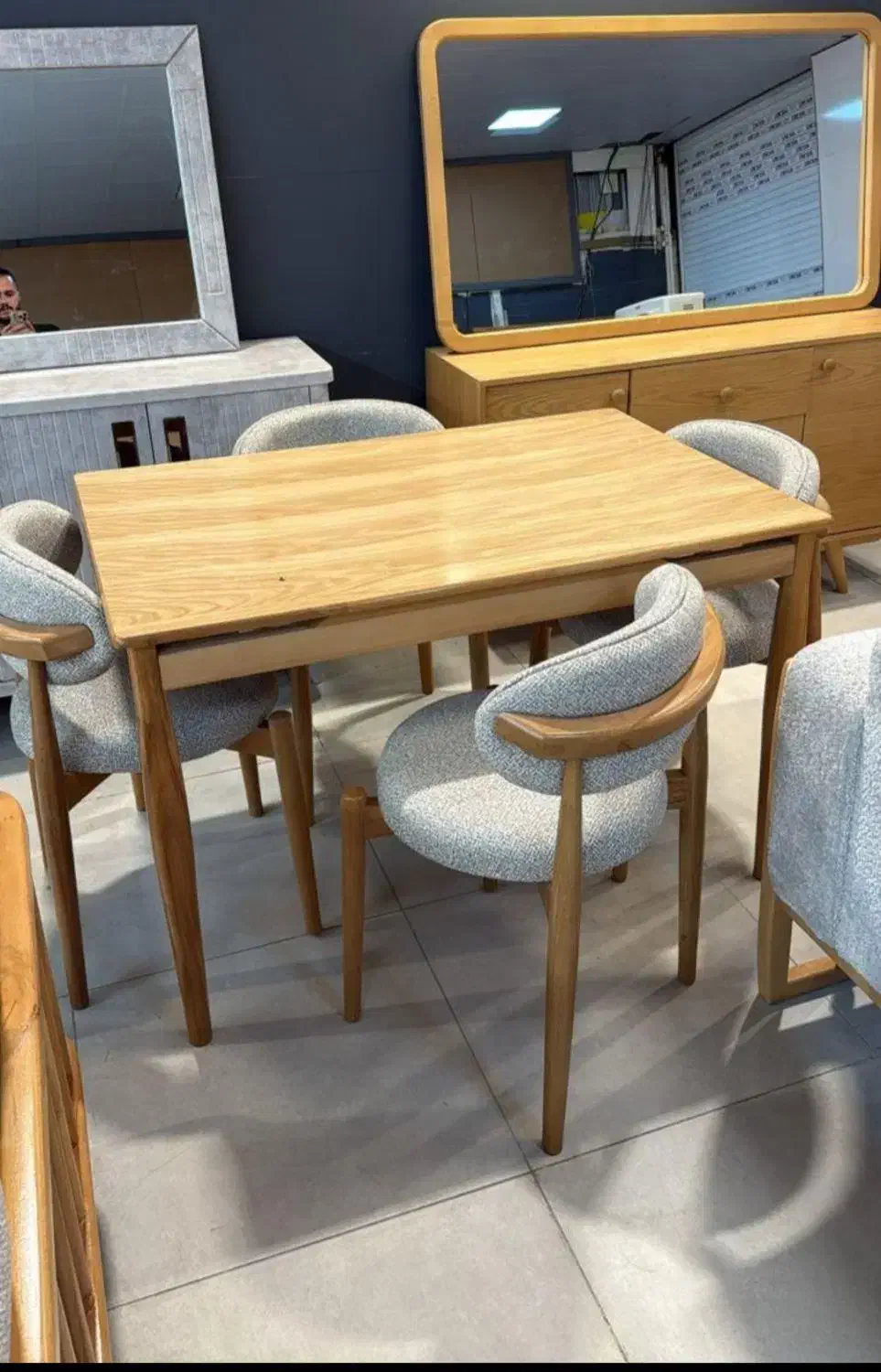 غذا خوری چوبی|میز و صندلی غذاخوری|گل تپه, |دیوار