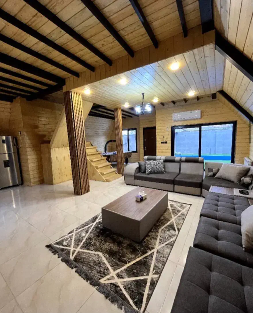 ویلا سوئیسی۲خواب با ایرهاکی جاده رشت انزلی مستقل|اجارهٔ کوتاه‌مدت ویلا و باغ|رشت, فرودگاه سردار جنگل رشت|دیوار