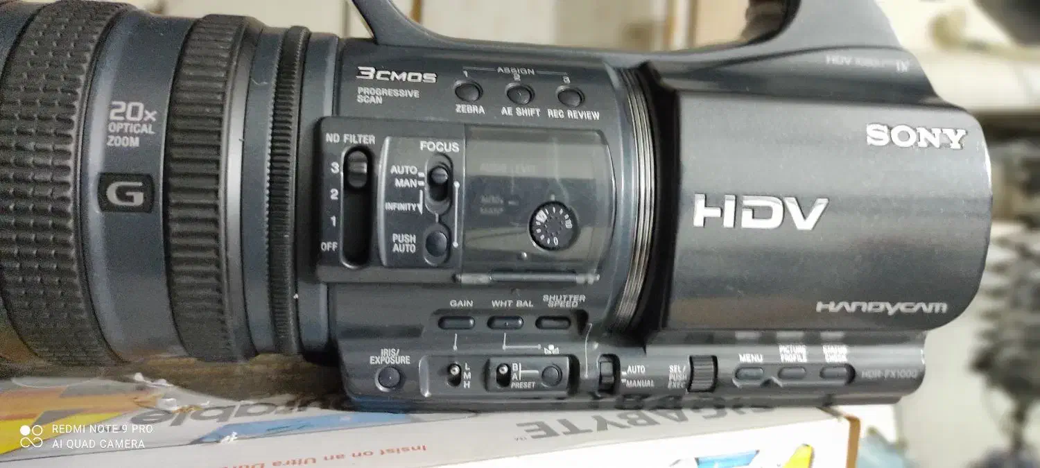 دوربین فیلمبرداری fx1000 و دستگاه لمینت سرد و گرم|دوربین عکاسی و فیلم‌برداری|رامهرمز, |دیوار