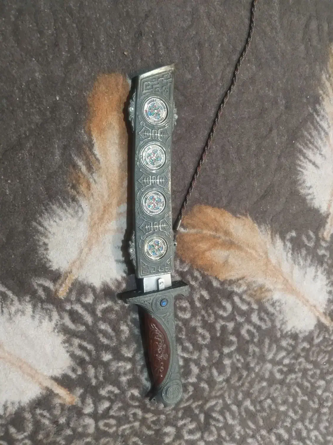 خنجره خیلی زیبا قدیمی چاقو|کلکسیون اشیاء عتیقه|شیراز, بالا کفت|دیوار