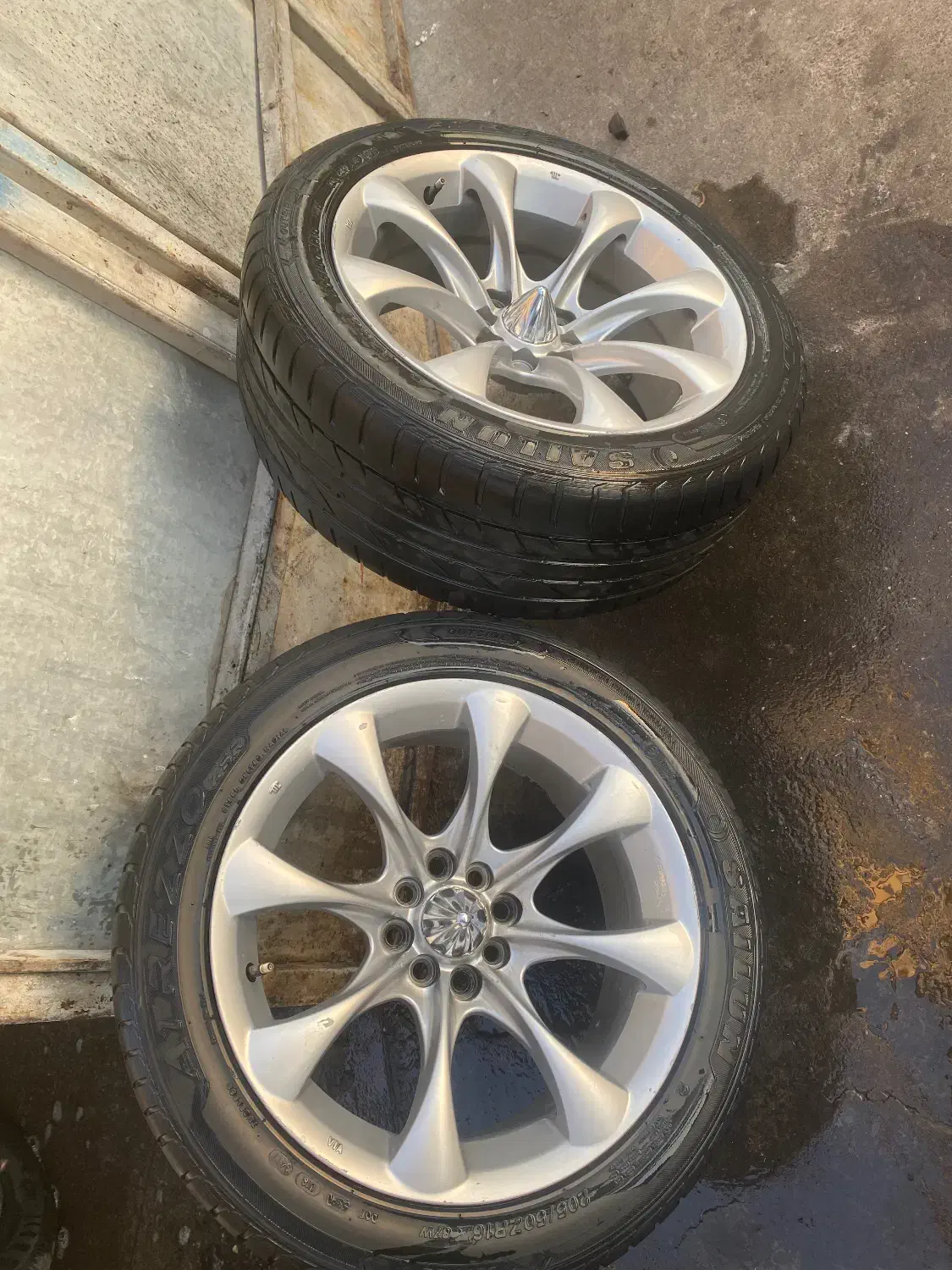 رینگ Stcسایز ۱۶با چهار حلقه لاستیک خارجی ۷۰درصد|قطعات یدکی و لوازم جانبی|گرگان, |دیوار