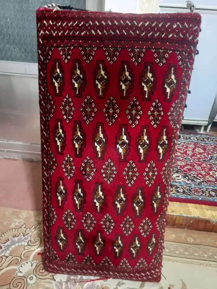 پشتی‌دست‌بافت‌ترکمن|پشتی|دورود, |دیوار