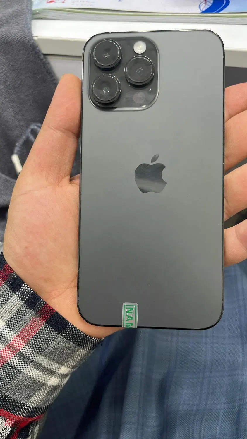 ایفون ۱۴ پرومکس ۲۵۶ مشکی و گلد|موبایل|کاشان, مدرس|دیوار