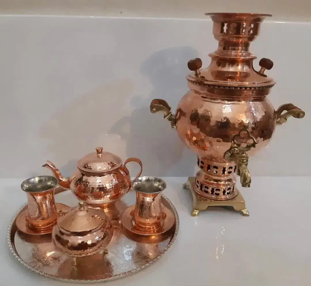 ظروف مس نو یکجابافاکتوربه فروش میرسد|صنایع دستی و سایر لوازم تزئینی|کرمان, |دیوار